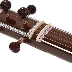 Tanpura, Tambura, Tanpuri, 5 Main String, Tun Wood, Dark Wood Colour, Gig Bag, Extra String Bhajan, Kirtan, Mantra, Drone, Shruti, Vocal image 3