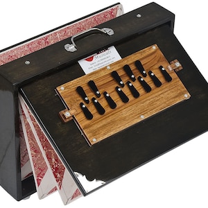 Handmade Oak Finish Shruti Box: 13-Key, Lower Tone, with Gig Bag