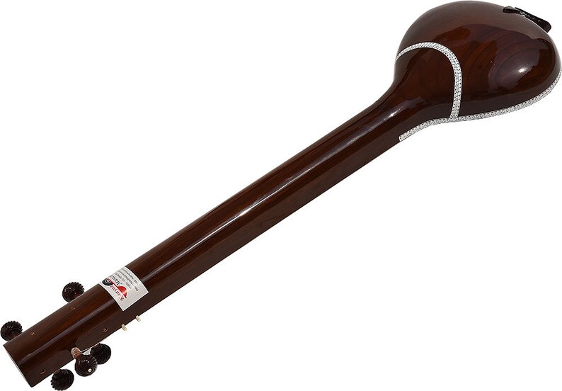 Tanpura, Tambura, Tanpuri, 5 Main String, Tun Wood, Dark Wood Colour, Gig Bag, Extra String Bhajan, Kirtan, Mantra, Drone, Shruti, Vocal image 7