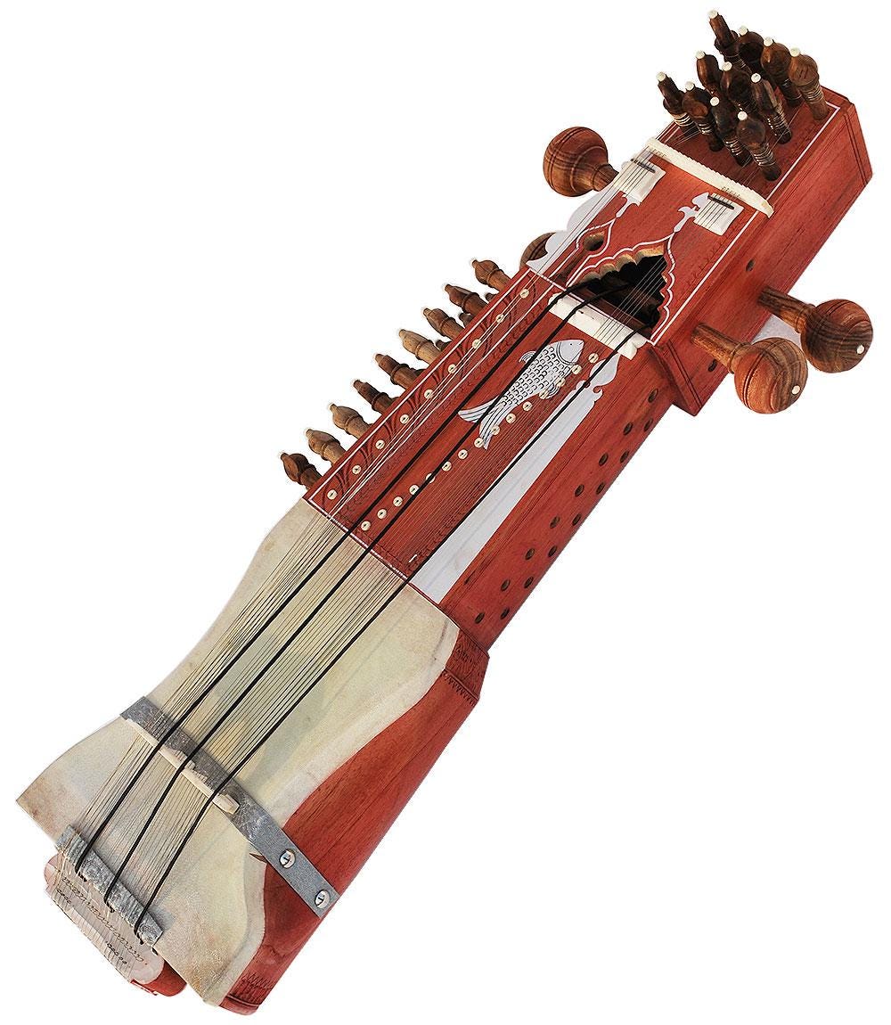 Hand Made Indian Sarangi-special Quality-tun Wood- Unique