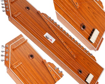 Handmade Tanmandal: 4-String Tanpura & 15-String Swarmandal with Gig Bag