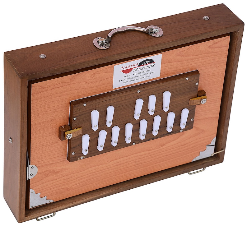 Shruti Box Teak Wood Size 16 X 12 X 3 Inches Tuned 440 Etsy