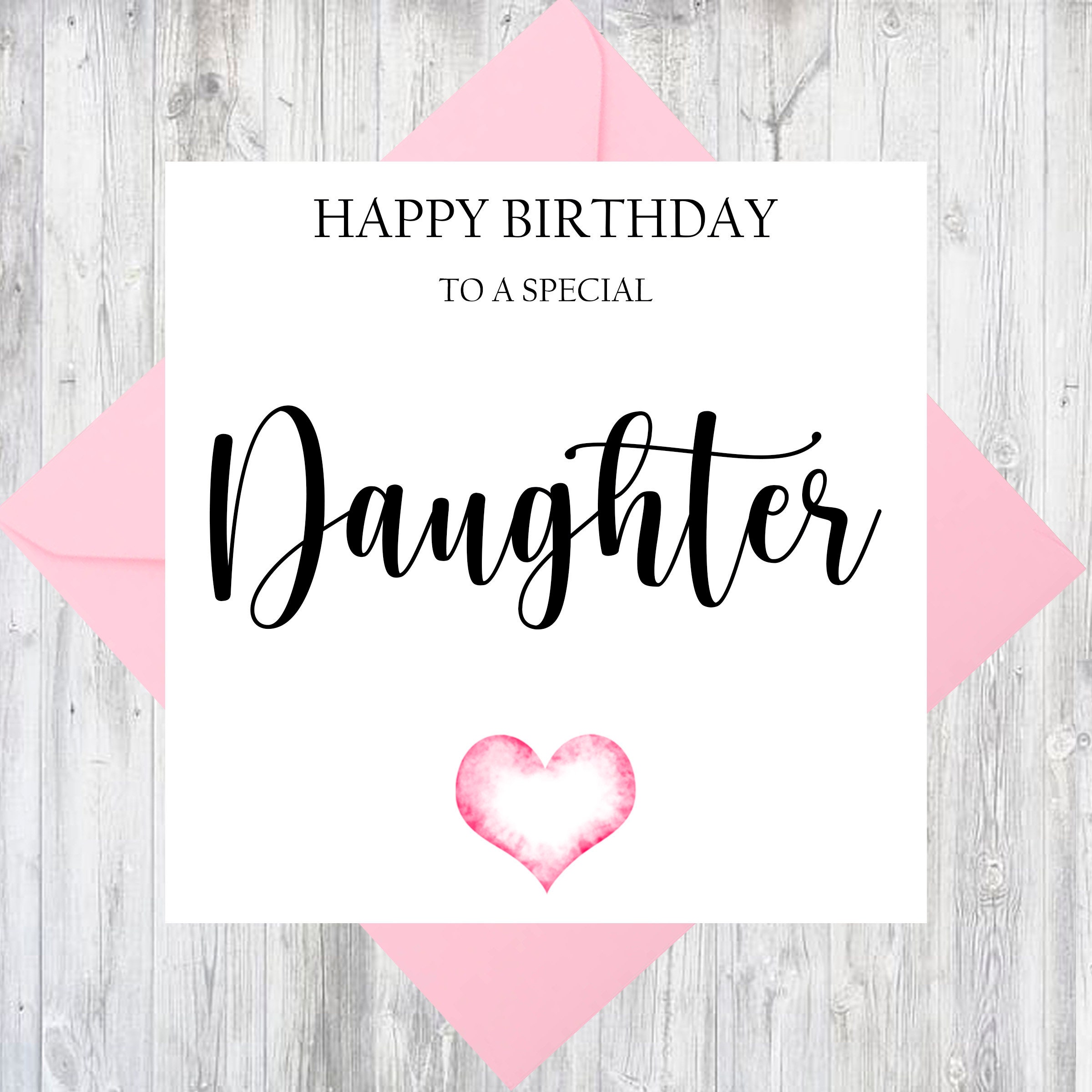 Daughter birthday card Birthday card for daughter Ladies | Etsy