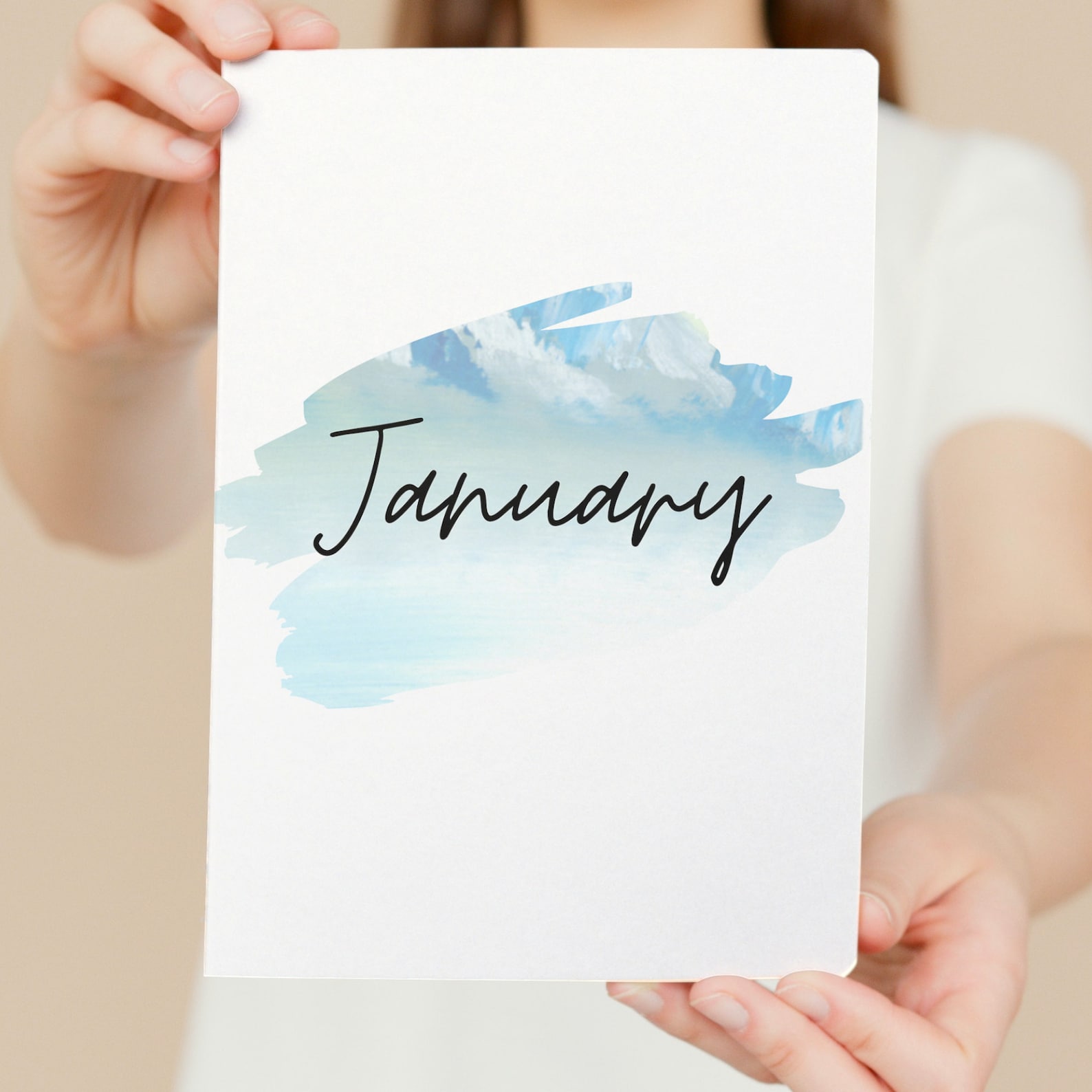Printable Monthly Planner Title Pages, Art, Unique Planner, Personal ...