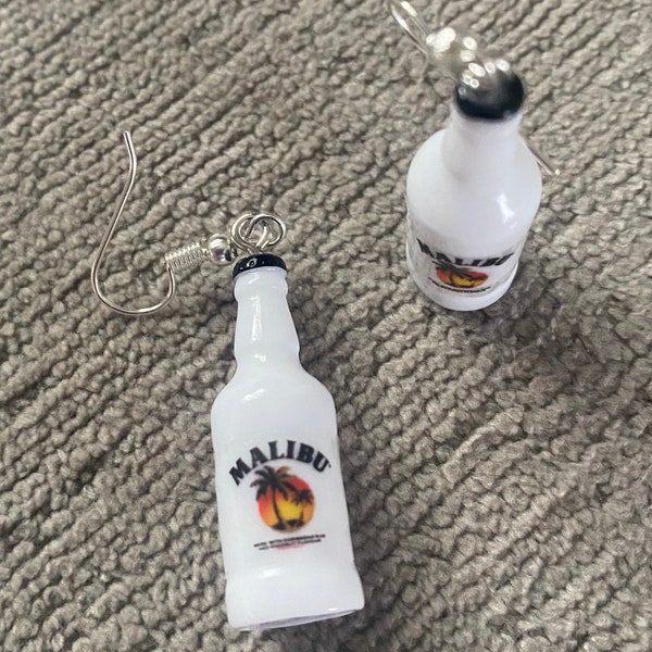 Rum novelty earrings Kawaii cute alcohol gift unbranded beer ale