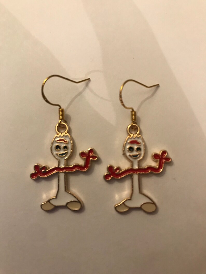 Spork Novelty Earrings Gold Earrings Gift Cute Fun Etsy UK