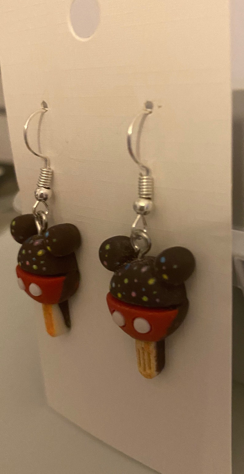 Mouse novelty earrings