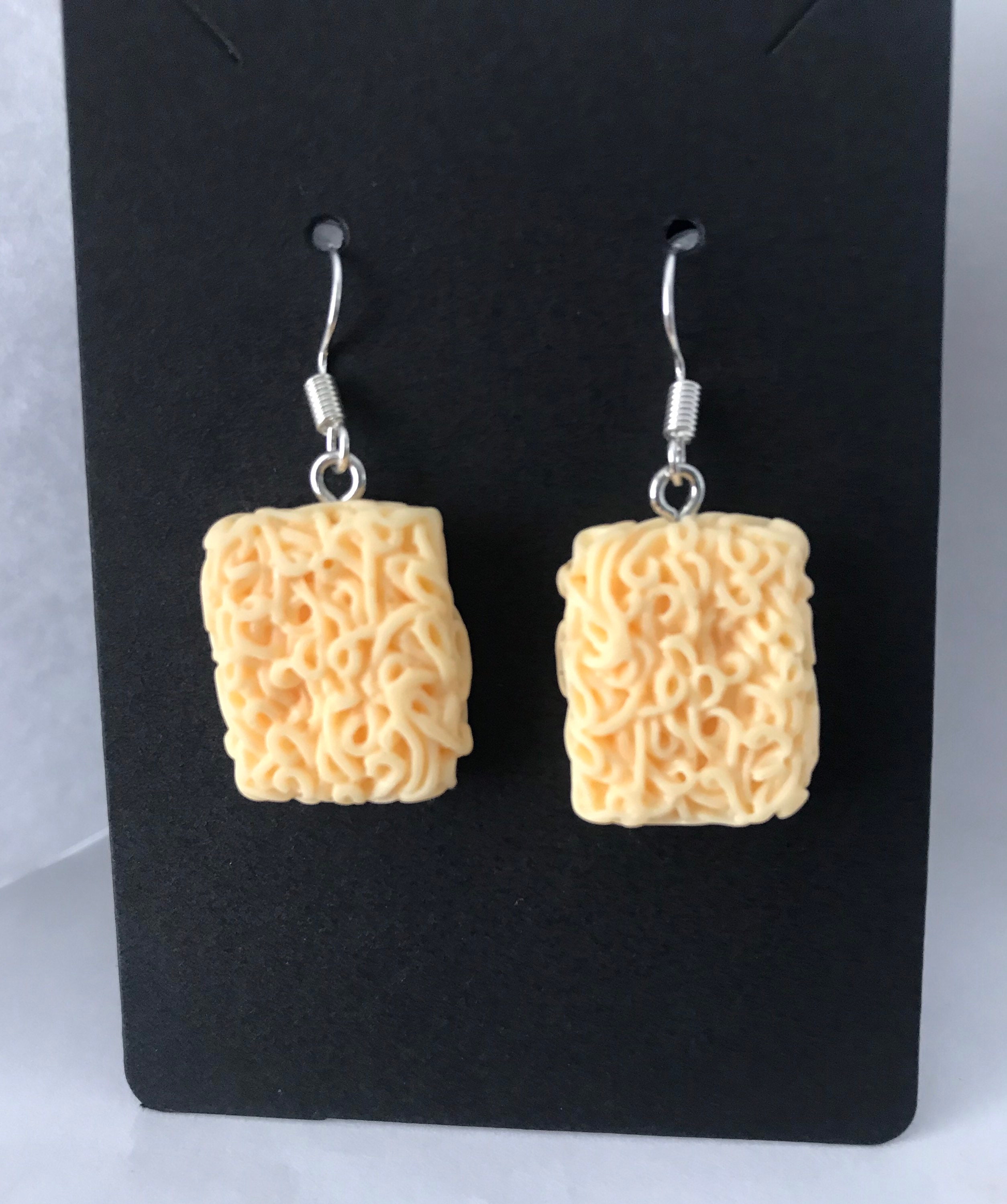 Resin Noodles Novelty Earrings Kawaii Unbranded Food Gift Etsy