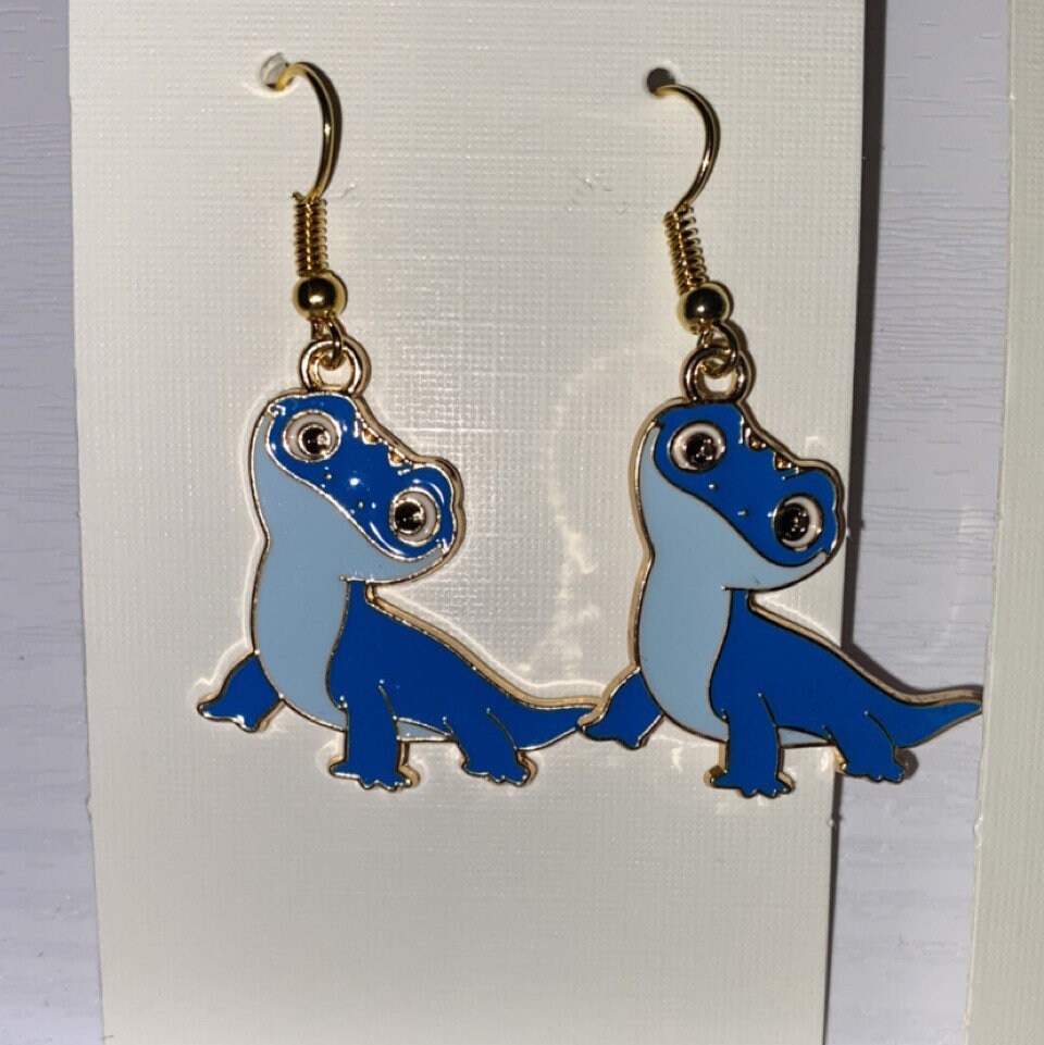 Salamander novelty earrings gift gold earrings unbranded Etsy