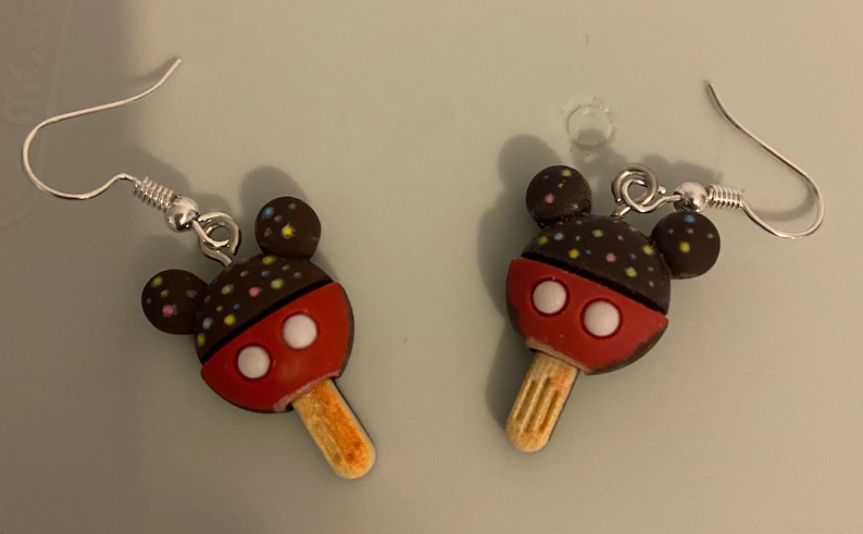 Mouse novelty earrings