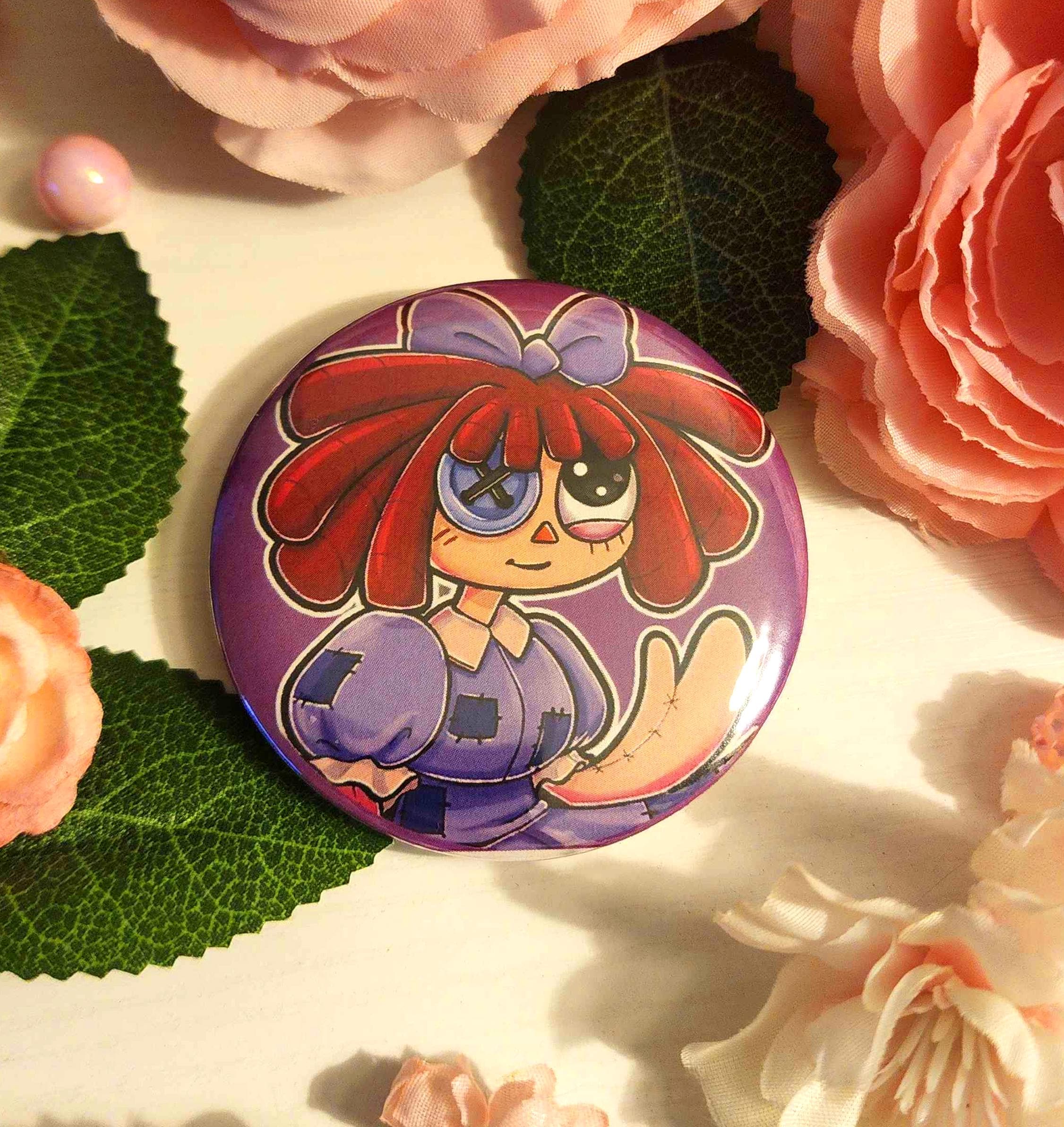 Gangle Button TADC Button Pins - the Amazing Digital Circus Character Pins: Pomni ...