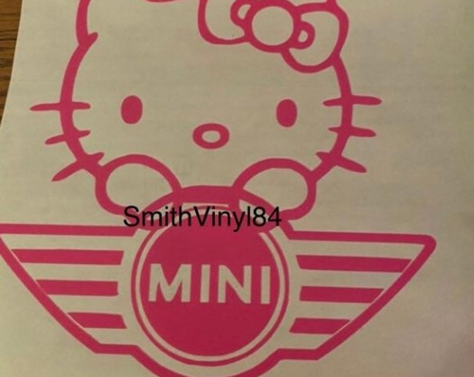 Hello Kitty Mini Cooper Etsy