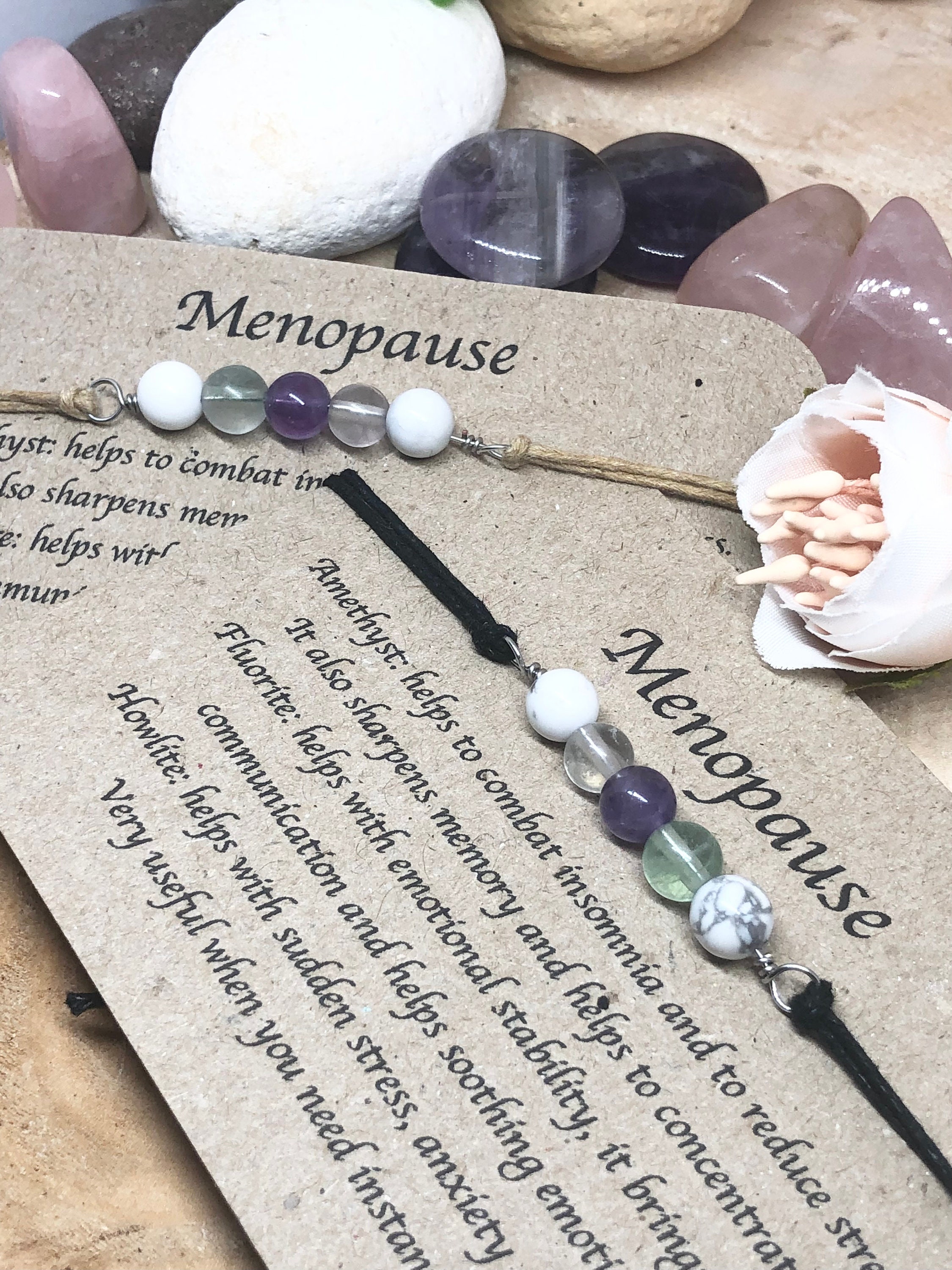 Menopause crystal bracelet online
