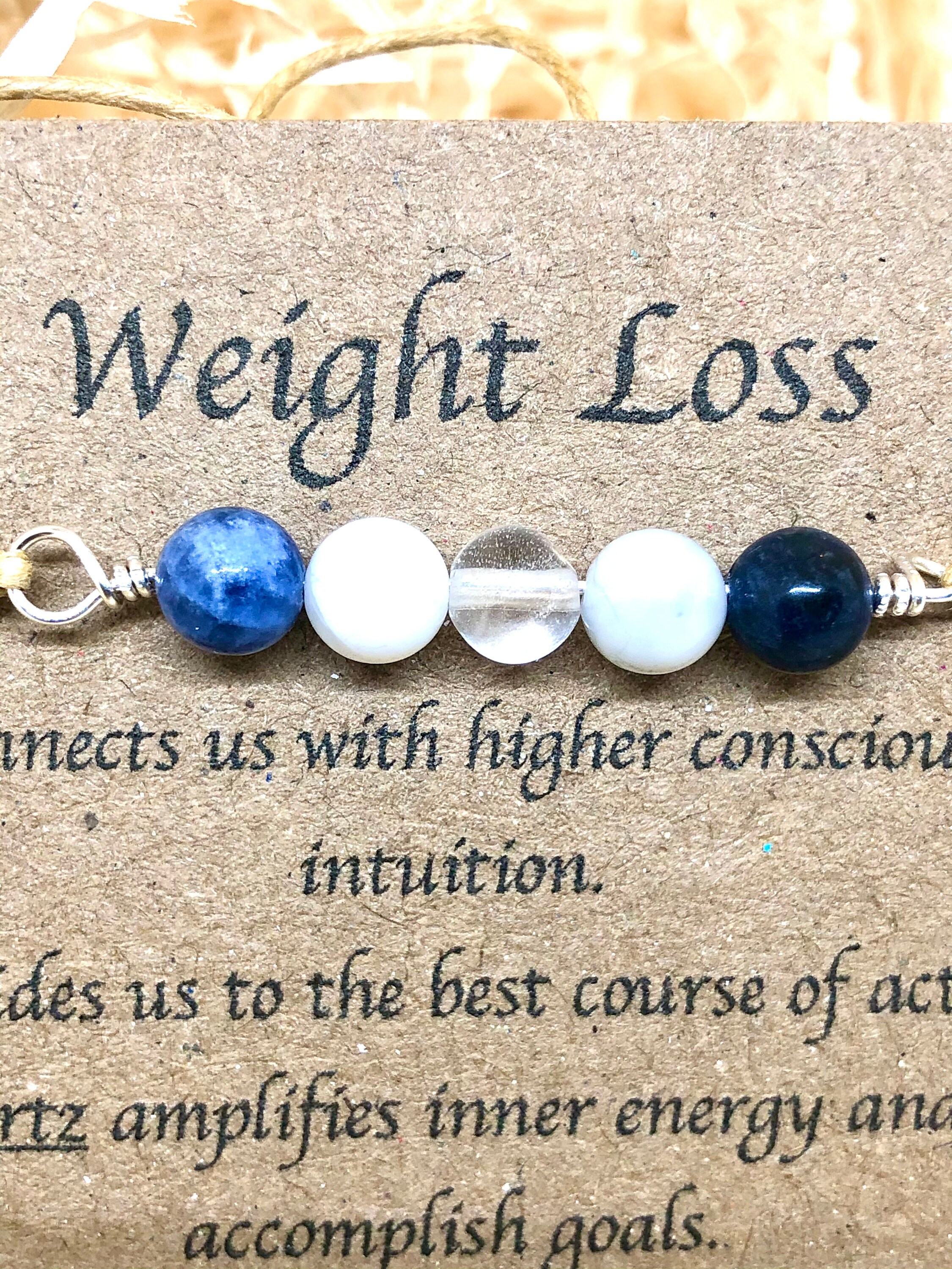 Weight loss Bracelet Crystal Bracelet Crystal Gifts Healing Etsy