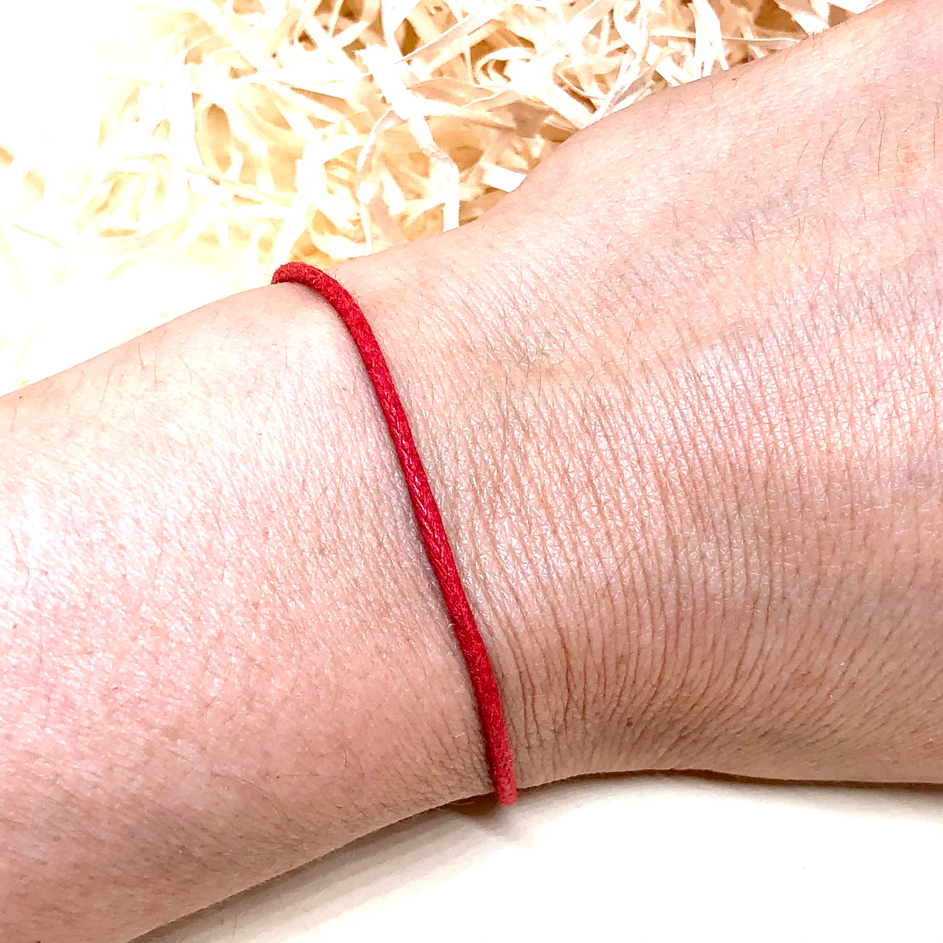 Red String Bracelet Red String of Fate Unisex Bracelet Mens