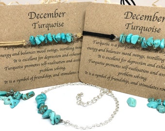 December Birthstone, turquoise crystal bracelet, turquoise bracelet, birthstone bracelet, birthstone jewelry,friendship bracelet,anklet gift