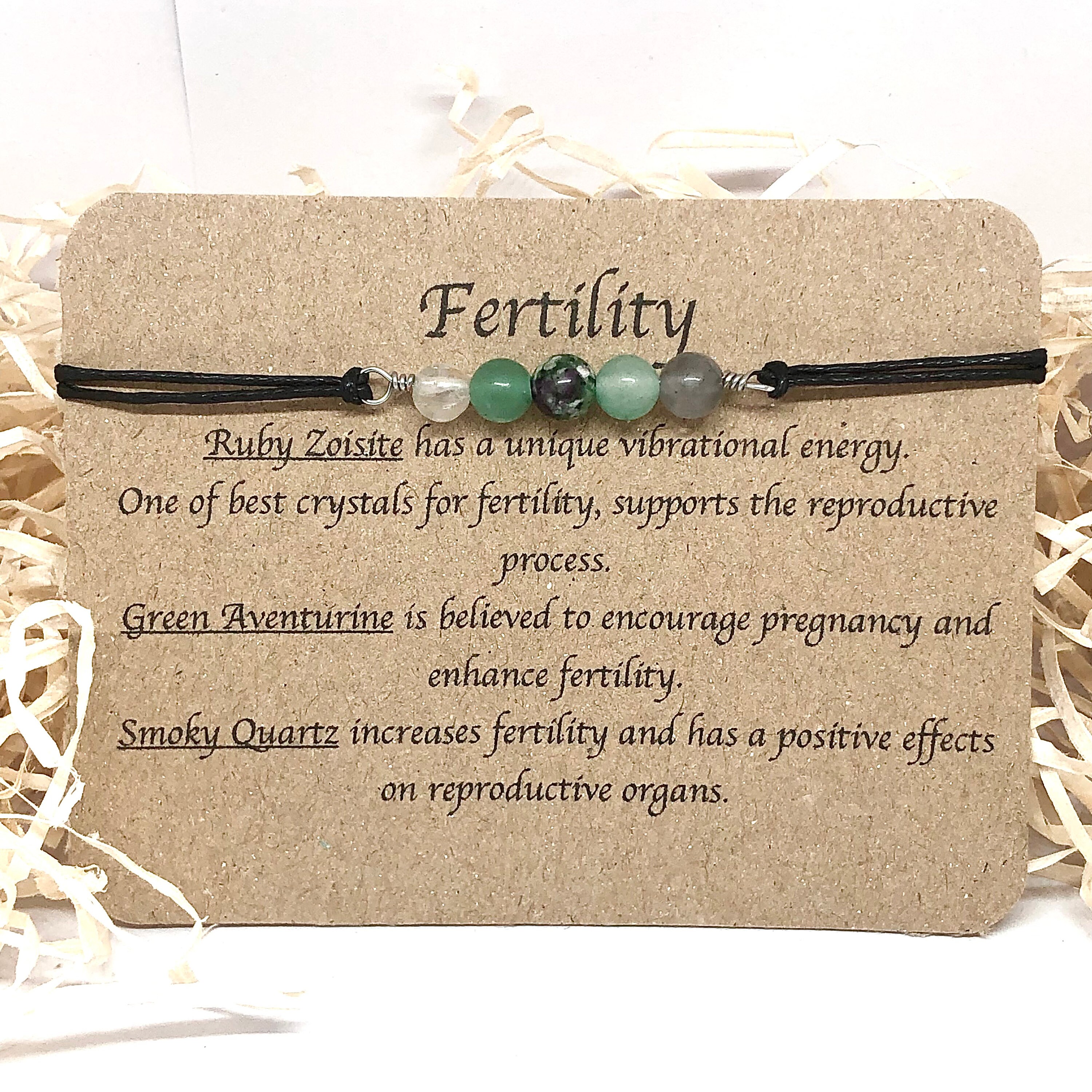 Fertility Emotional Support Bracelet Crystal Bracelet | Etsy UK