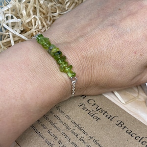 Crystal resolution bracelet, new beginning crystals, intention bracelet, crystal bracelet, crystal chip, healing crystals, gift, anklet