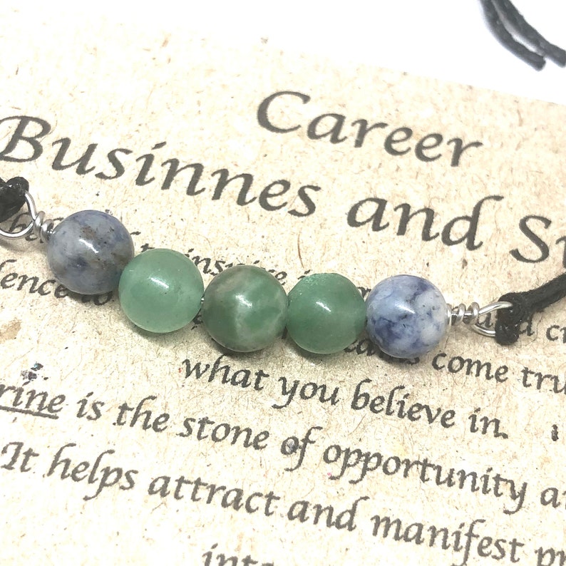 New Job Career Support Crystal Bracelet Healing Crystals Etsy