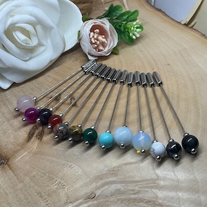 Crystal pin, crystal gift, friendship gift, birthday gift, crystal brooch, scarf pin, hijab pin, muslim scarf, scarf accessories