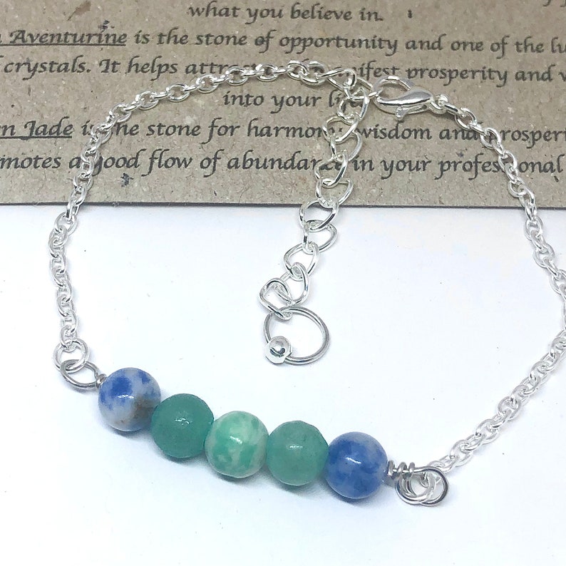 New Job Career Support Crystal Bracelet Healing Crystals Etsy