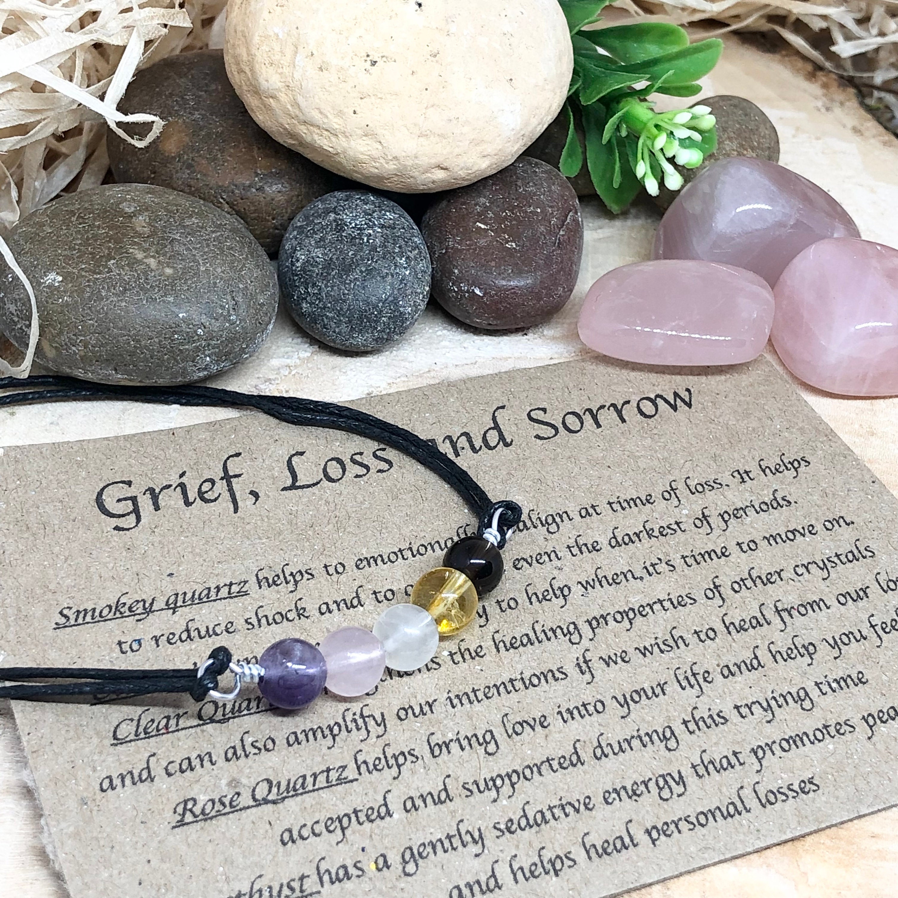 Crystal bracelet for grief deals