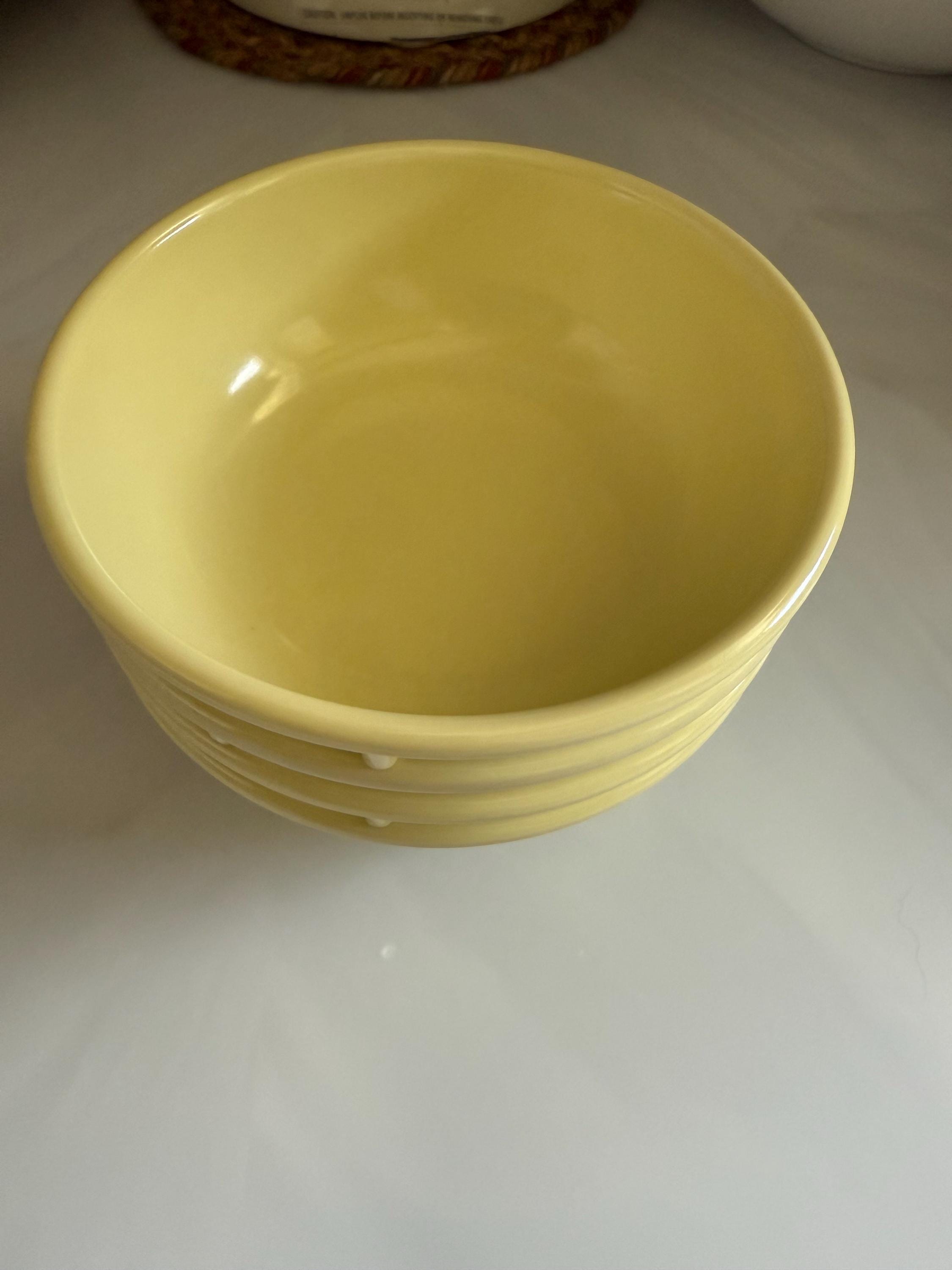 Vintage Dallas Ware Yellow Bowls, 4 Piece Set - Etsy