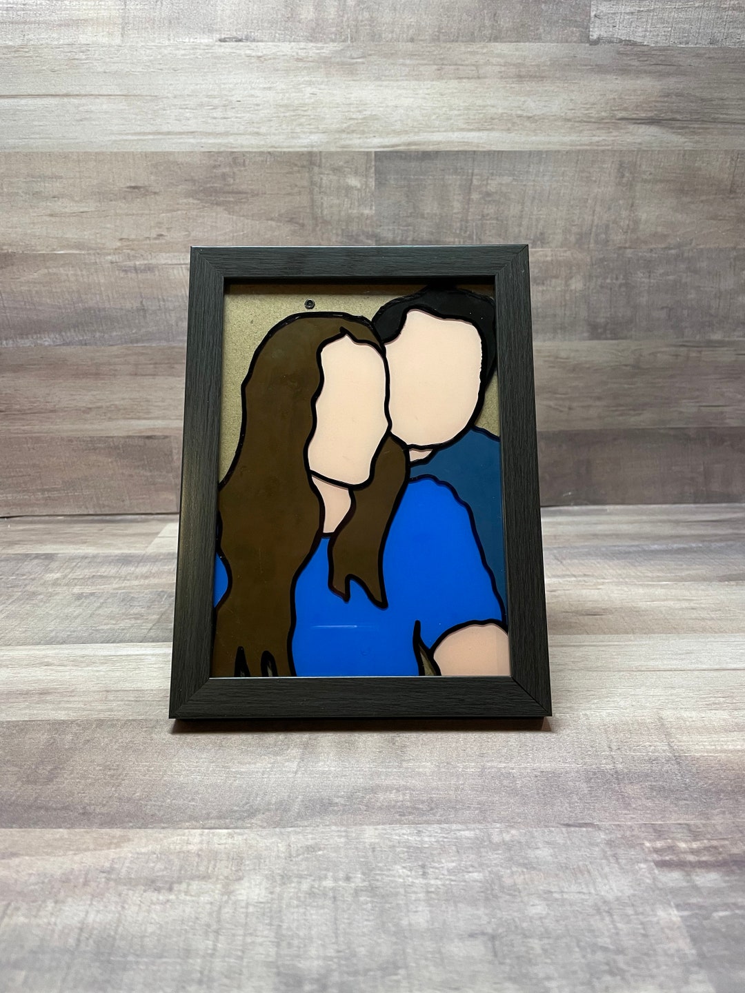 Colorblock Frame Painted Colorblock Frames - Etsy