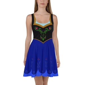 Nordic Princess Cosplay Skater Dress / Running Costume