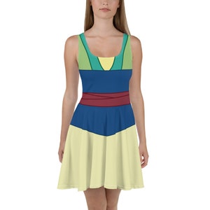 China Warrior Princess Cosplay Skater Dress / Running Costume