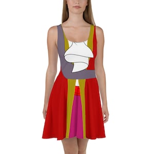 Captain Hook Cosplay Skater Dress / Running Costume
