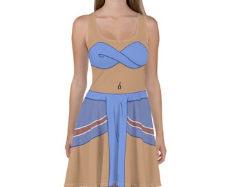 Atlantan princess Cosplay Skater Dress / Running Costume