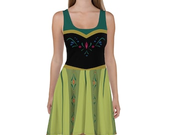 北欧プリンセス戴冠式の日のコスプレスケータードレス/ランニングコスチューム