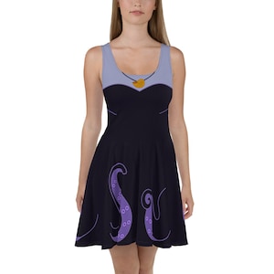 Sea Witch Cosplay Skater Dress / Running Costume