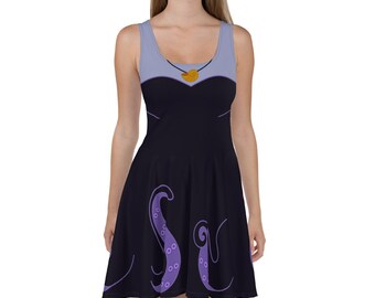 Sea Witch Cosplay Skater Dress / Running Costume