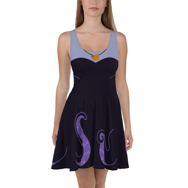 Sea Witch Cosplay Skater Dress / Running Costume