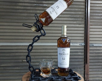 whiskey bottle holder