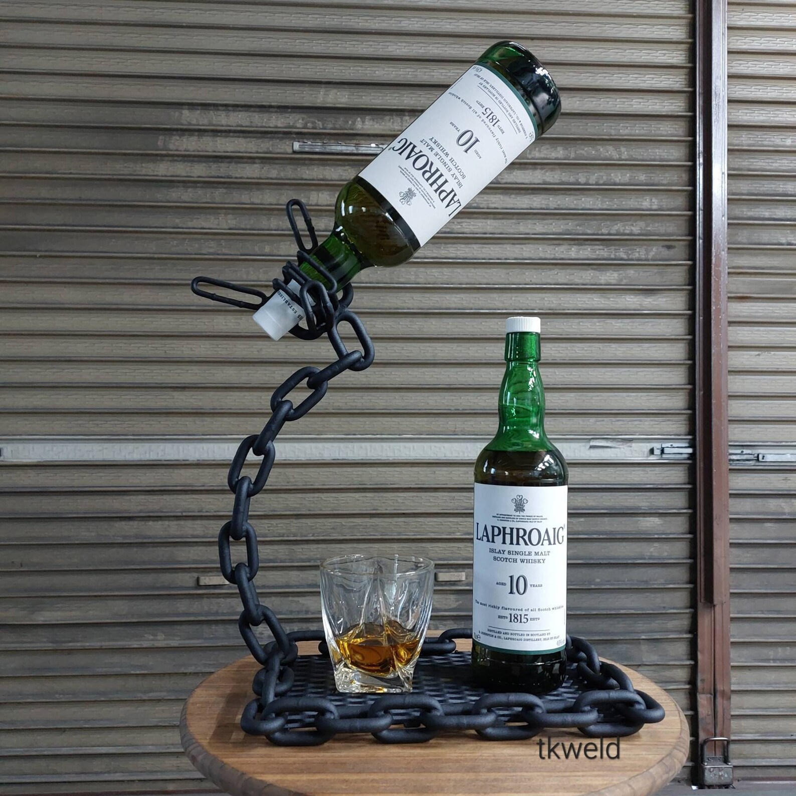 Whiskey Bottle Holder Etsy
