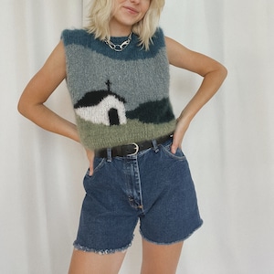 Knitting Pattern | 'Honey Church Vest' | Intermediate Intarsia Knitting Pattern