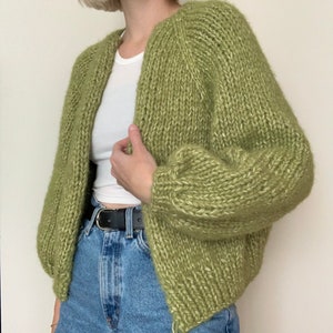 Knitting Pattern | 'Let's Boogie' Raglan Cardigan Pattern Simple Raglan Pattern