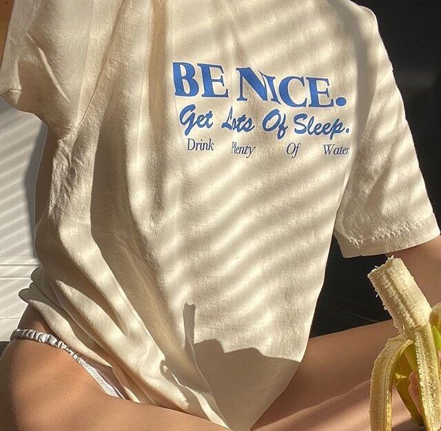 be nice drink lots of water sweatshirt
