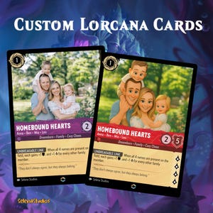Personalized Lorcana Cards - Etsy