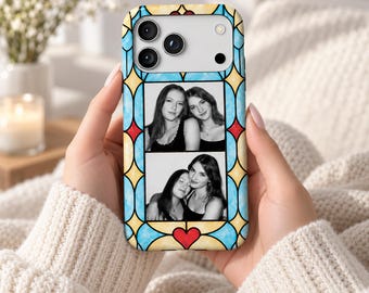 Custom Photo Collage Phone Case, Personalized Picture Phone Case For Best Friend, Family Memory Gift, Anniversary Gift for Couple