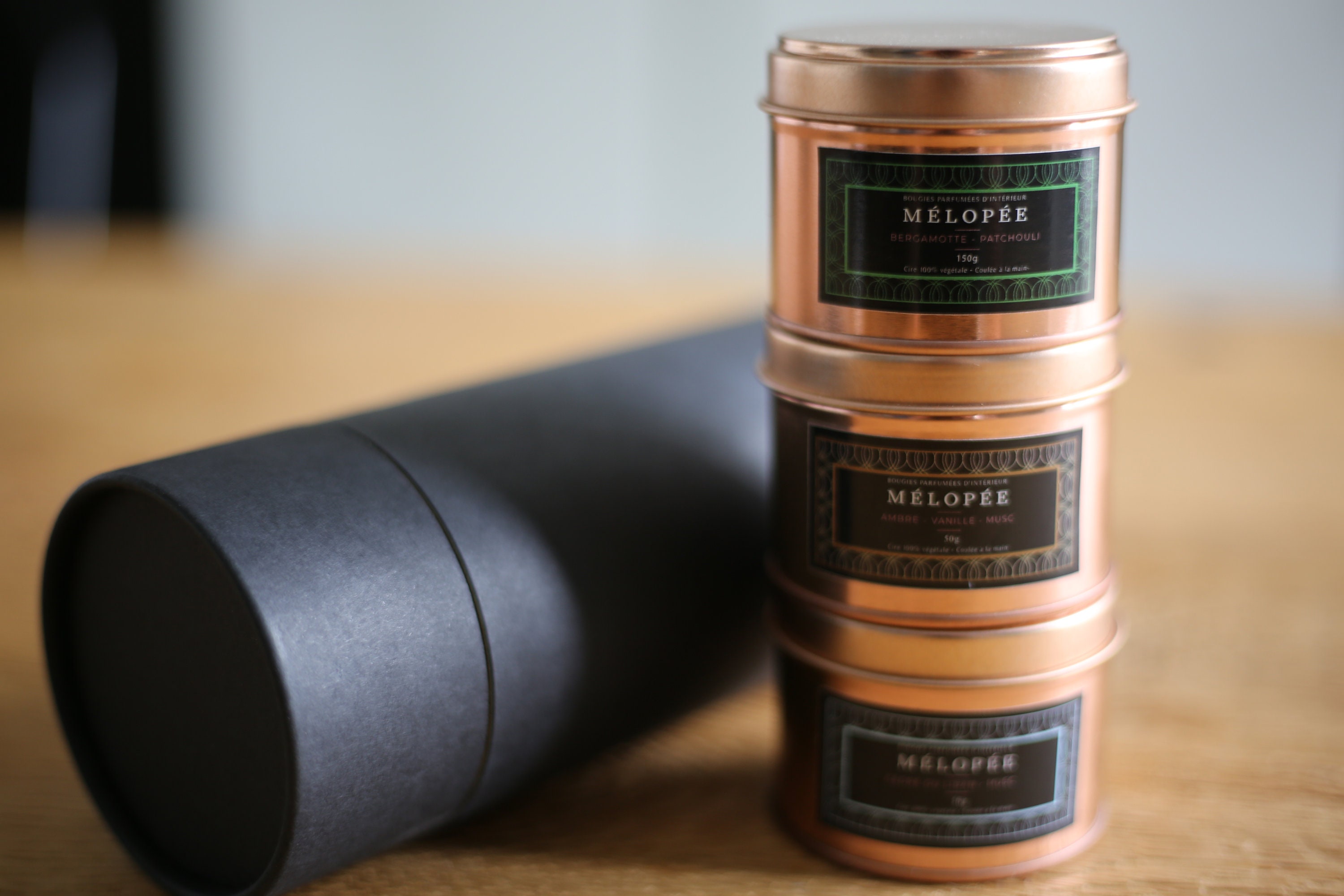 Coffret de 3 Petites Bougies Parfumées