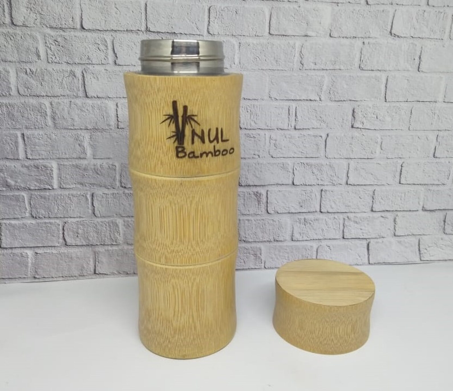 Personalize Bamboo Tumbler With Natural Form Tumblers for Tea Etsy