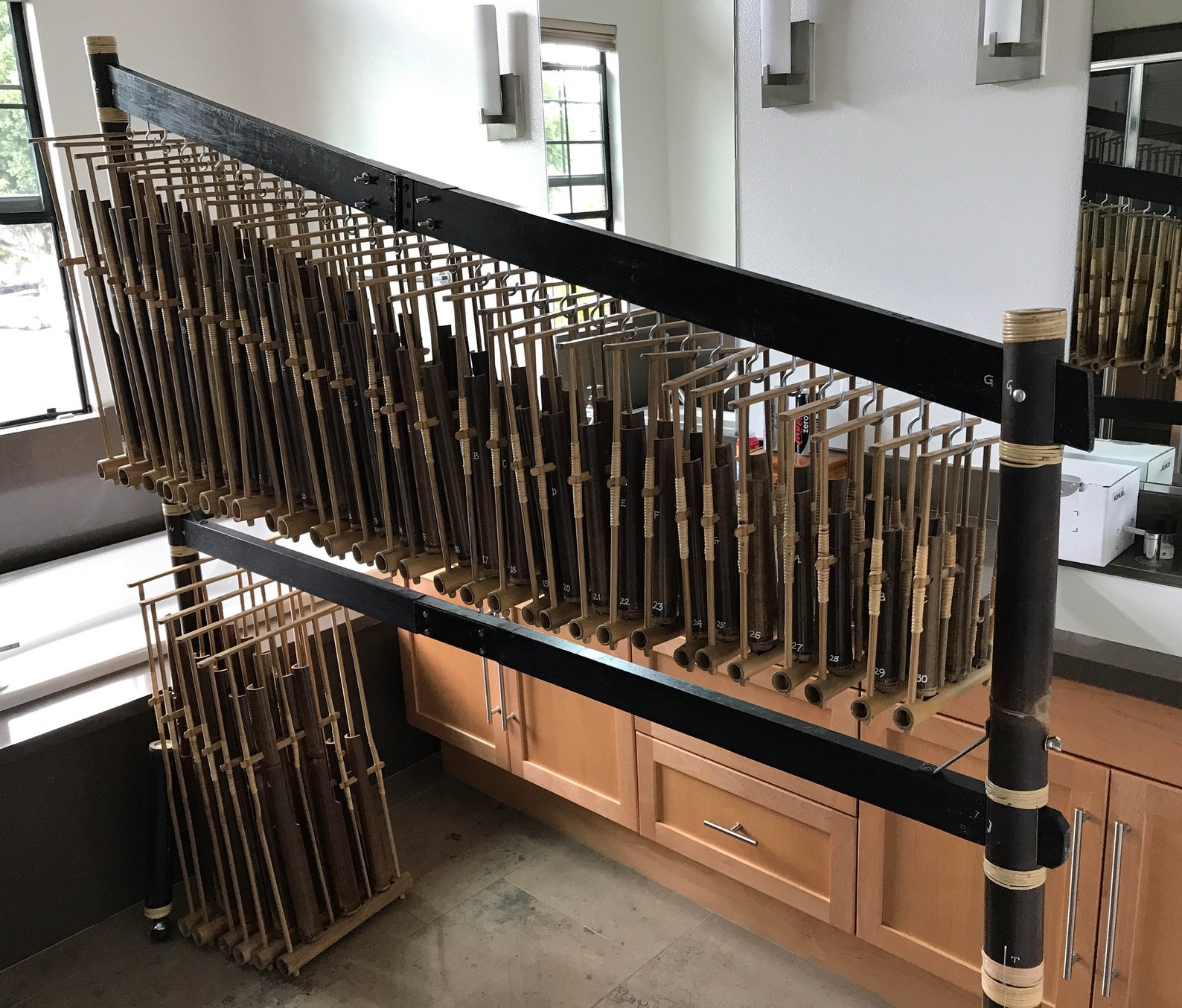 Bamboo Traditional Music Instrument Angklung Etsy