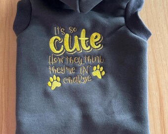 Sudadera sin mangas con gato bordado - Personalizada - Nombre personalizado - Regalo para amantes de las mascotas