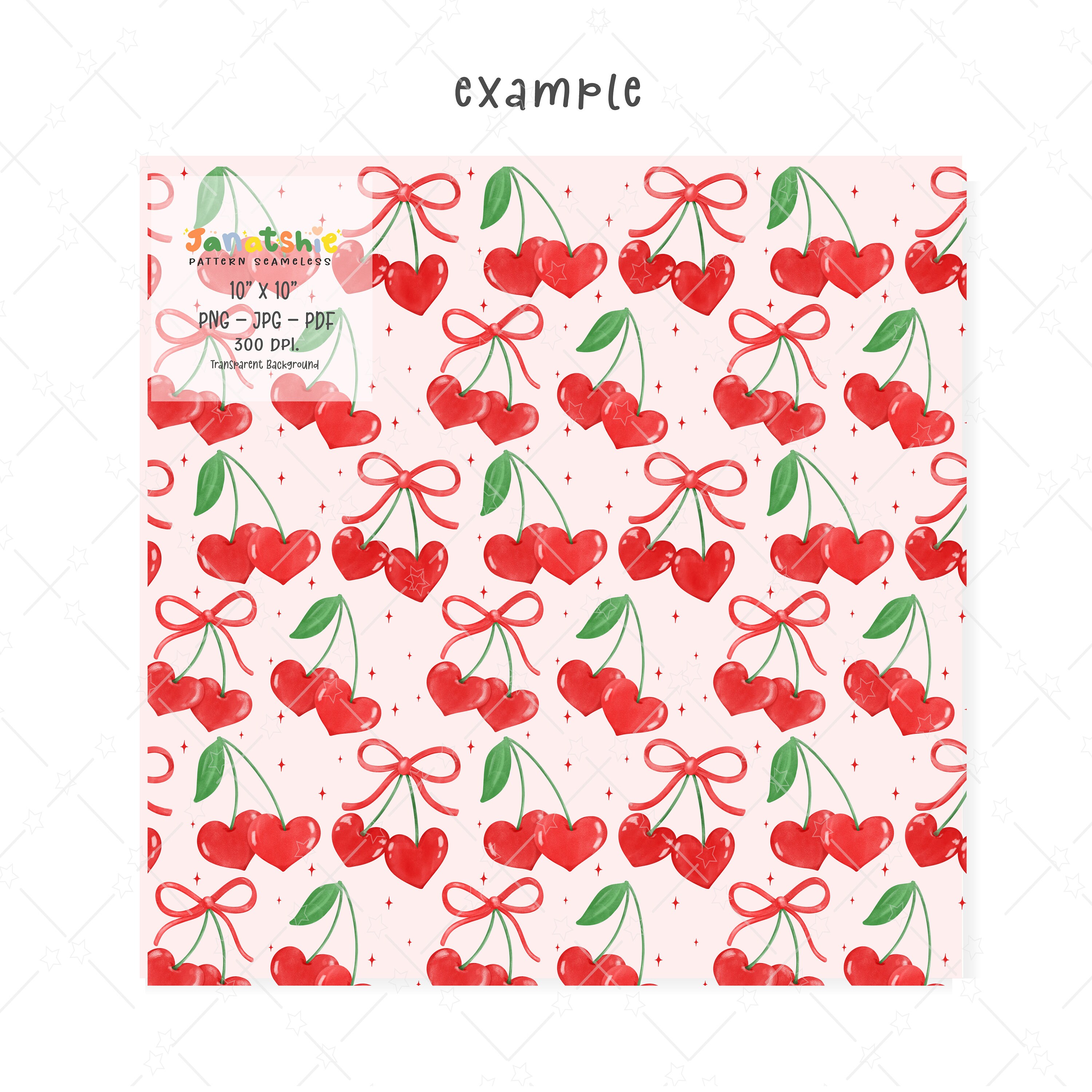 Cherry Pattern Mini Dress Curve & Plus - Cider