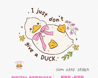 Canard drôle Meme SVG, clipart citation sarcastique (PNG, SVG)