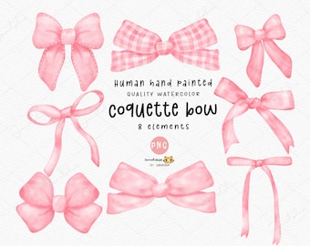 Pink Coquette ribbon bow doodle hand drawn 36134176 PNG